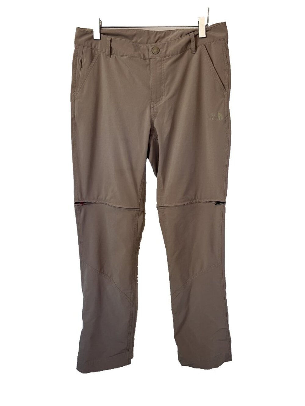 The North Face Paramount 2.0 Convertible Hiking Pants Womens 6 Short Khaki